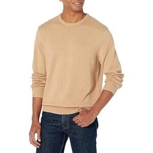 Amazon Essentials Men's Midweight Crewneck Sweater Camel size 2XL